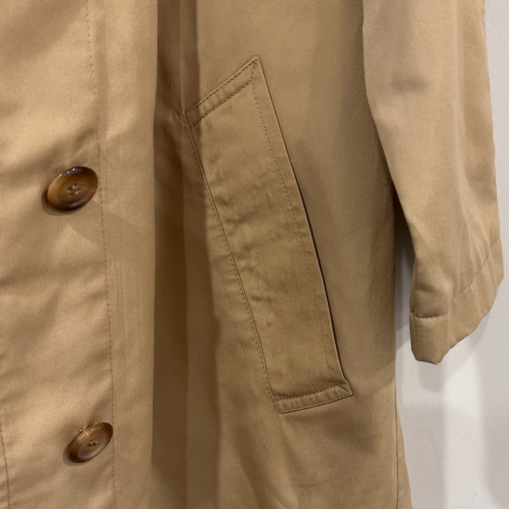 Vintage Belted Trench The Kangaroo Car Coat By Misty Harbor Mariner III - Picture 12 of 14